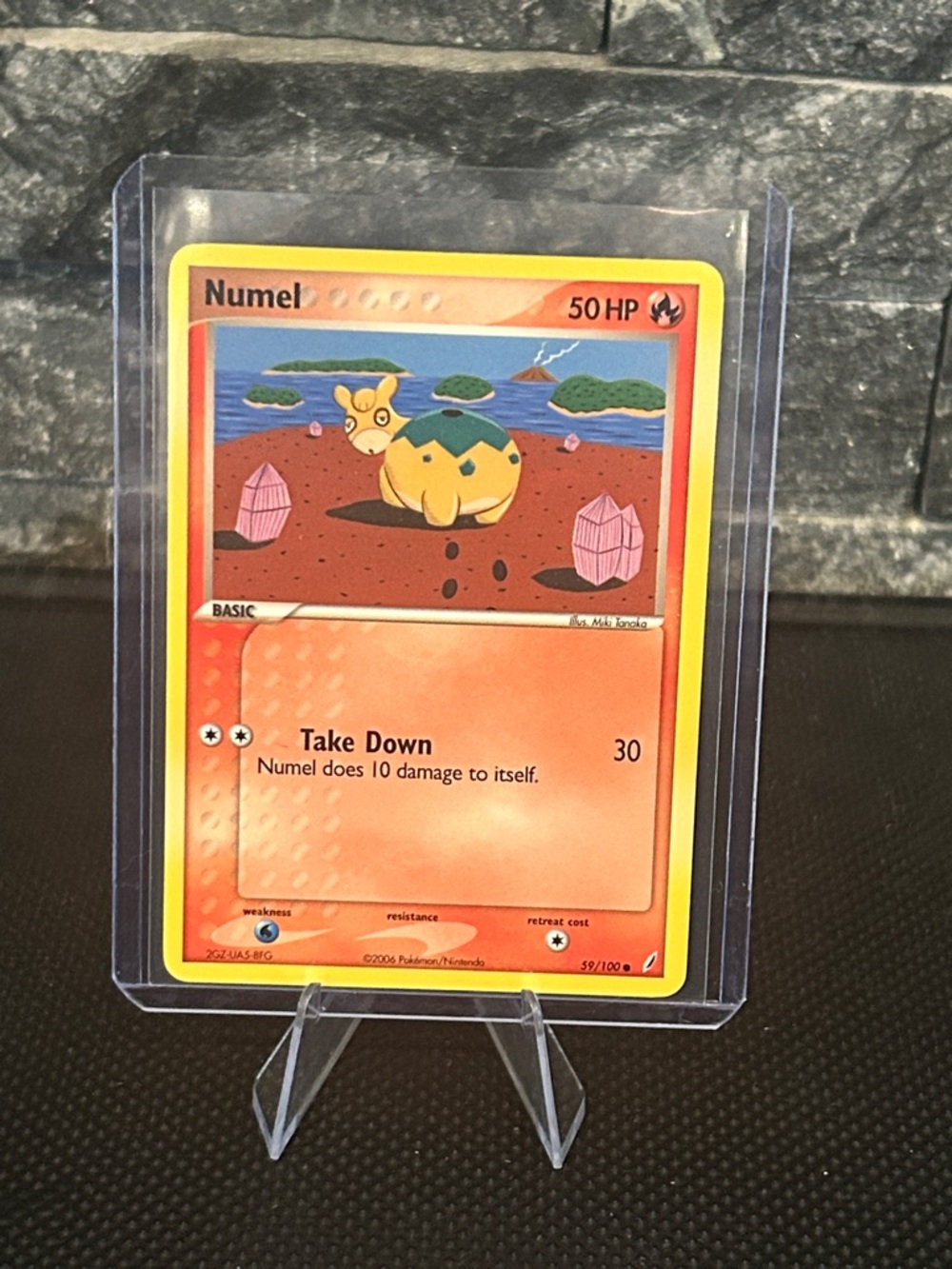 Pokemon Numel Non-Holo 59/100‎ from Vintage EX Crystal Guardians Set (2006) M/NM